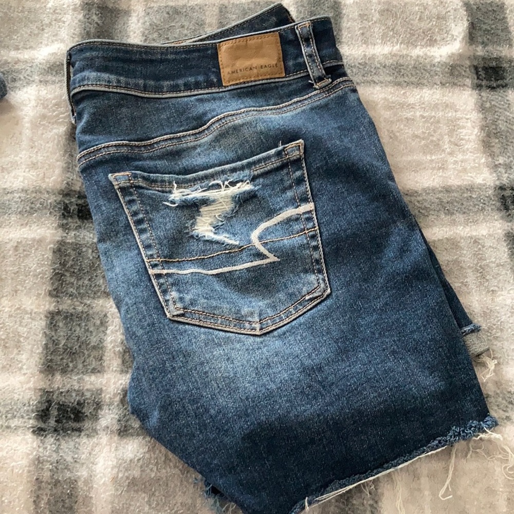 American Eagle MIDI Jean Shorts